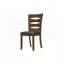 Chaises de salle à manger rembourrées en similicuir