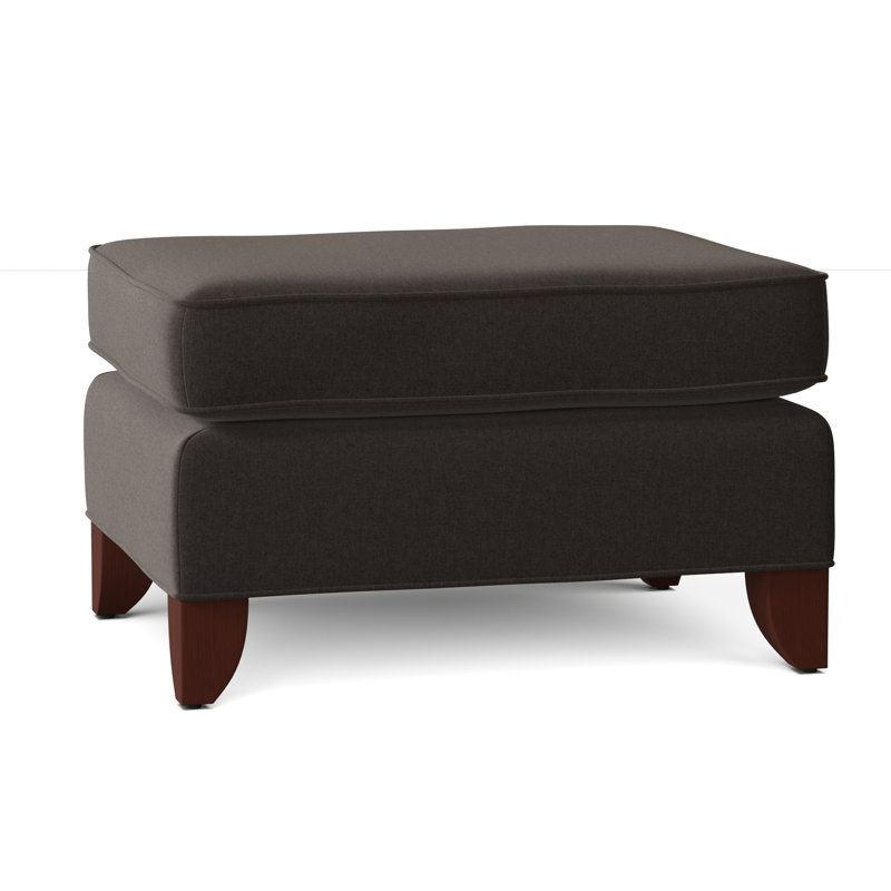 Ottoman, Handsome 45 Black Performance Twill, Manhattan