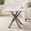 Table de bout Newport Mirage White