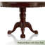 Aala Round Solid Wood Base Dining Table