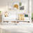 Elegant Upholstered Platform Bed With Usb Ports And 2 Drawers-396272114