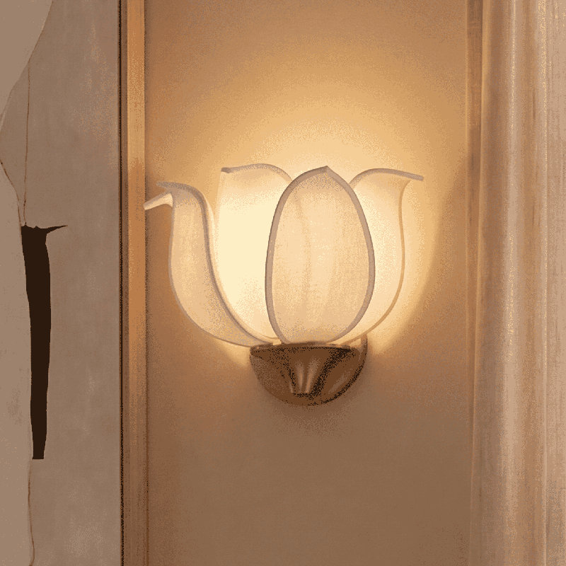 Elsie 1-Light Wall Sconce in Warm Brass by Breegan Jane
