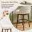 Detweiler Modern 26''H Swivel Counter Stool