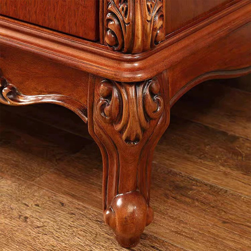 Buffet en noyer massif et bois manufacturé