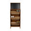 Armoire à chaussures en rotin pour entrée