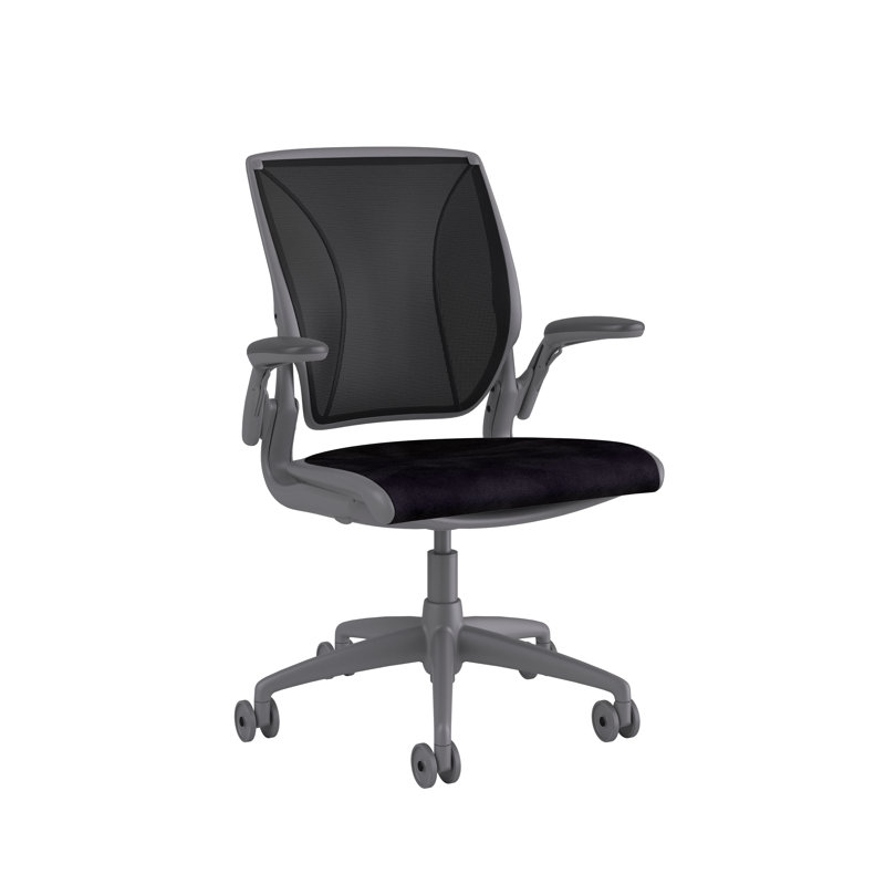 Diffrient World Wool Task Chair, Corde/Driftwood, Catena/Black, Gray