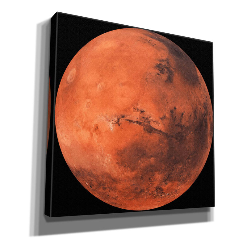 " Planet Mars ", 18" H x 18" W x 0.75" D