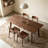 60" Rustic Farmhouse Dining Table-581654135