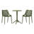 2-Person Outdoor Round Dining Set-1878933618