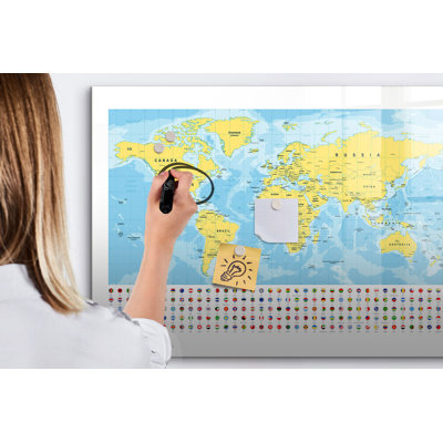 Magnetic Glass Dry Erase Board
