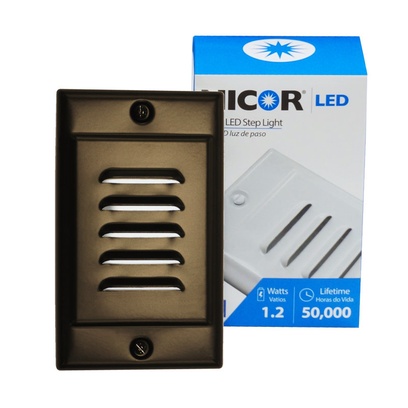 Integrated LED Step Light, Oil-Rubbed Bronze