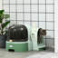 Covered Cat Litter Box With Lid, Simple To Clean Removable Bottom, Wide Side Door For Cat's Smooth Entry And Exit, Space Capsule - Style Design Comfort, Air Freshener A Pleasant Environment, Suited