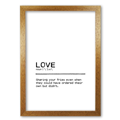 Love Fries - Print