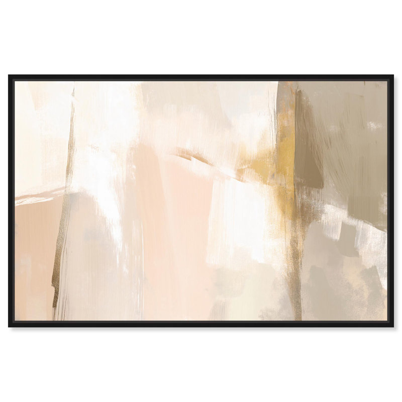 Art Remedy, art bohème moderne, méditation sur toile II, H 21 po x l 31 po, Cadre flottant noir