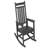 3-piece Outdoor Rocking Chair Set With Side Table - All-weather Wood-texture Design (2 Chairs + 1 Table), 300lbs Capacity-816598224