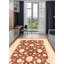 Tapis brun foncé Peshawar Oushak 5 pi 9 po x 8 pi 0 po
