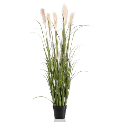 Künstliches Pampasgras Emerald im Topf 160 cm