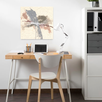Contemporary Tactile Simplicity Iii With Abstract Beige Art