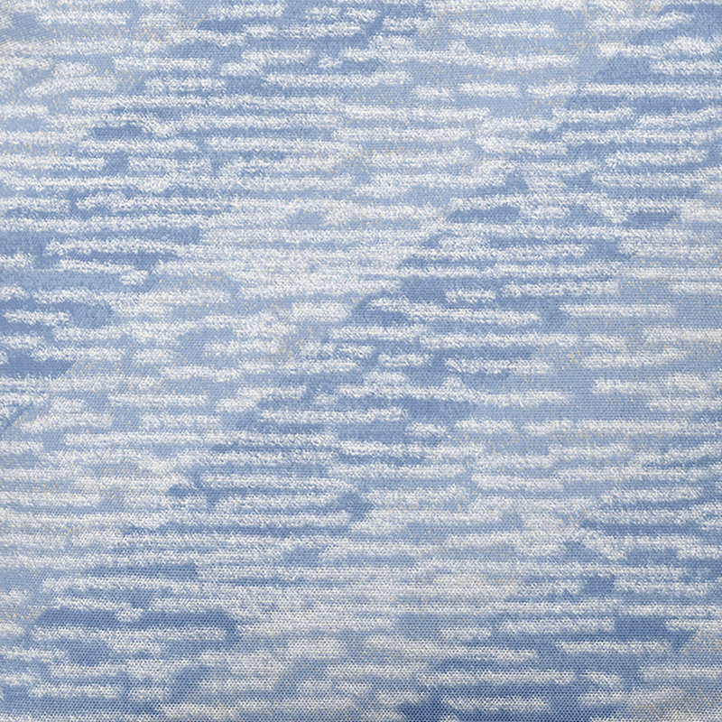 Housse de coussin d'extérieur carré en tricot Beach, 18 po x 18 po, Bleu