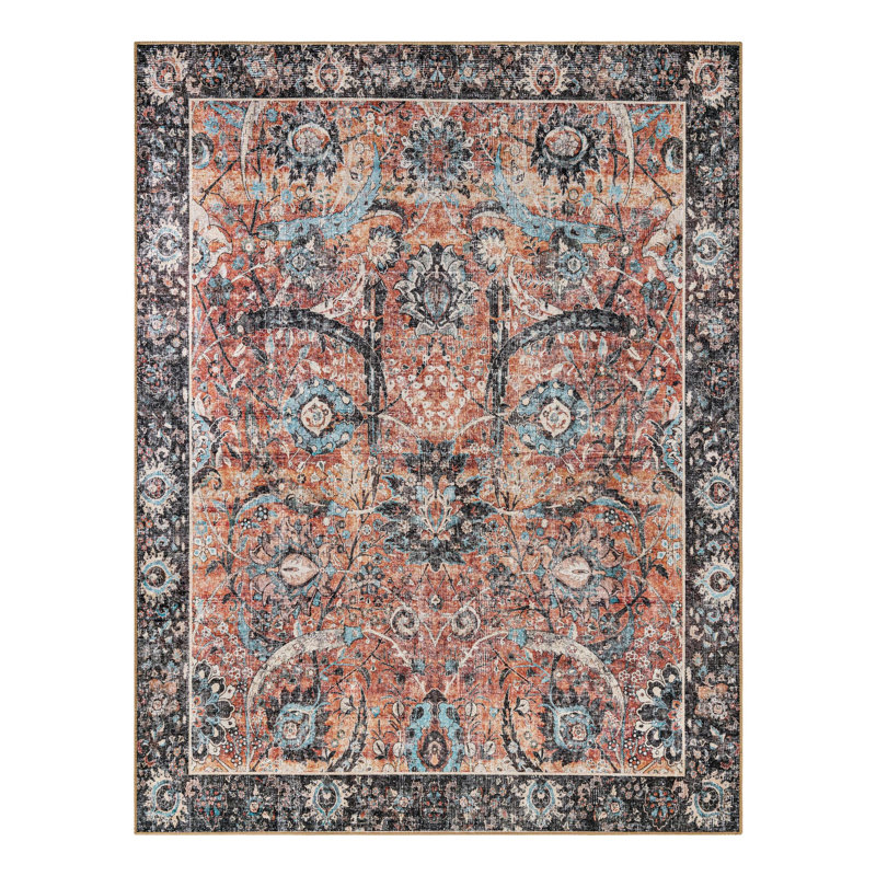 Bungalow Rose Ariel Timeless Rug, Rectangle 7 pi 10 po x 10 pi