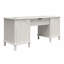 Selena Double Pedestal Desk (Not Include Stools)