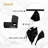 Banana Leaves Minimalist Modern Abstract Wall Accent Sculpture Hanging Decoration Metal Wall Decor-124839249-124839248