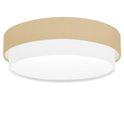 Avory Fabric Flush Mount