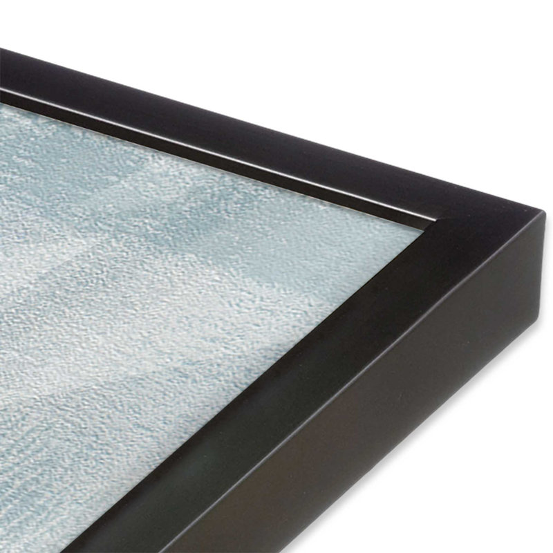 Impressions of Stillness II, H 13,75 po x l 13,75 po, Encadrement ouvert, zinc vieilli