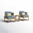Brown Frame/Blue Olefin Cushion