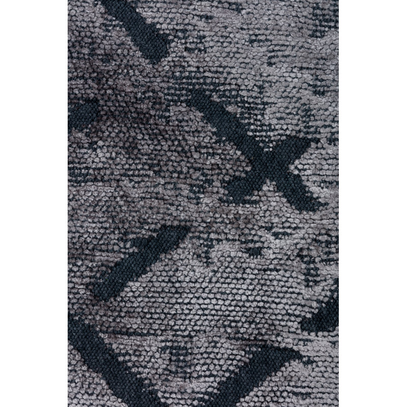 Rapture Gray Abstract Luxury Area Rug, Rectangle 7'10" x 11'2"