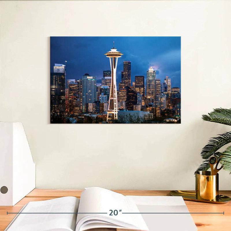 Kavia Space Needle, Seattle, H 8 po x l 12 po