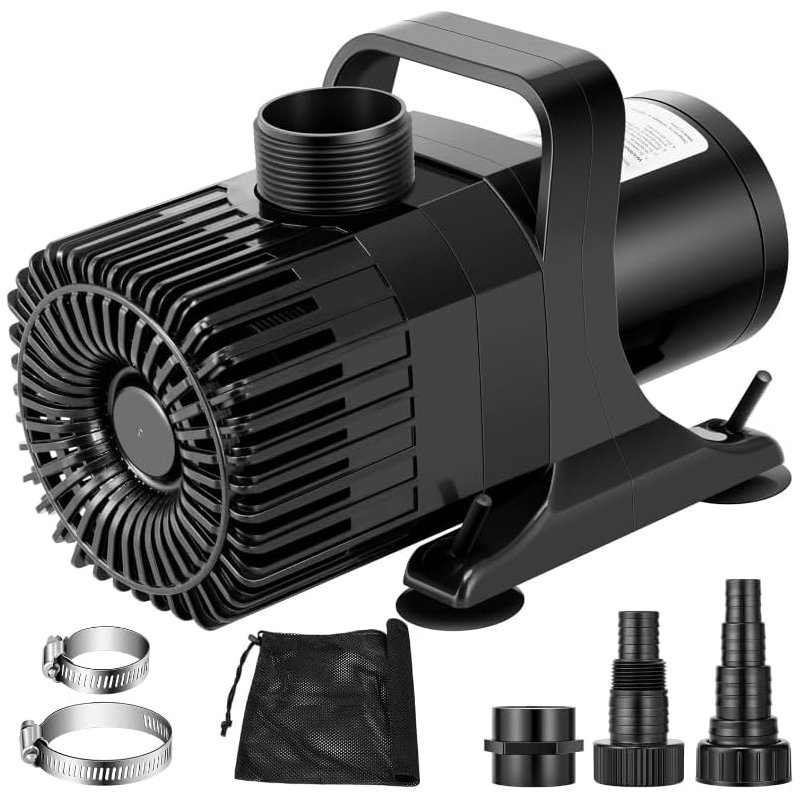 Plug-in Submersible Water Pump with Barrier Bag, 200 Watts