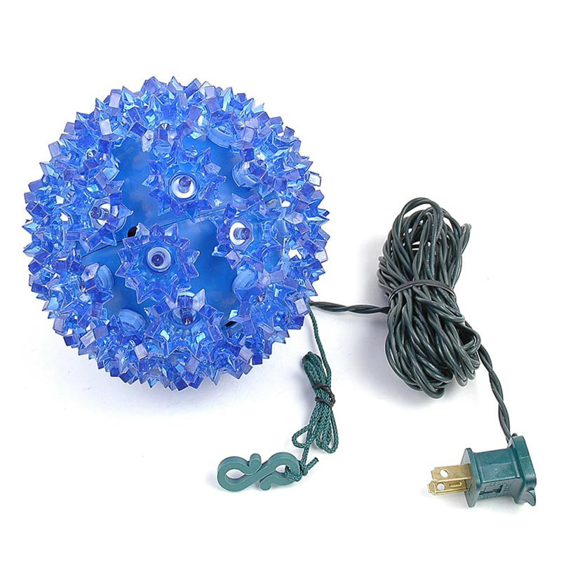 LED Globe Lantern, Blue