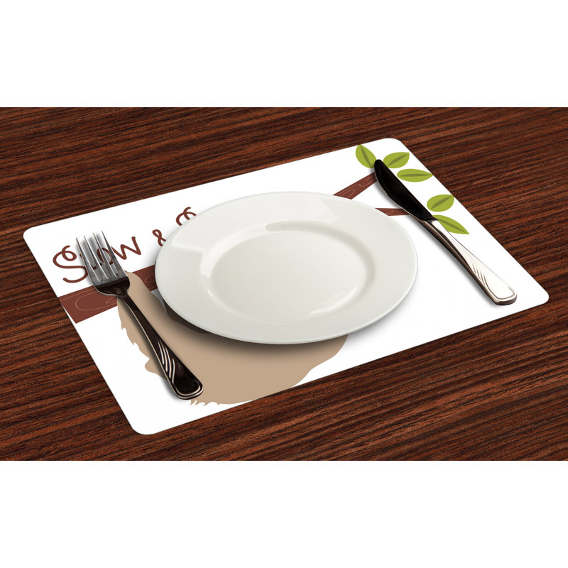 Polyester Animals/Nature Rectangle Placemat