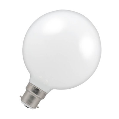 8W BA22d Dimmable LED Globe Light Bulb White