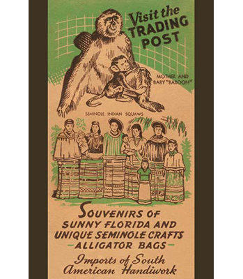 Visit the Trading Post Vintage Advertisement