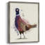 Pheasant Splash 6, reproduction encadrée - bois massif-510672518