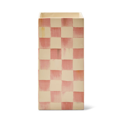 Rosy Check Pillar Vase