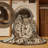 Machine Washable Tabriz Brown Area Rug-1965891415