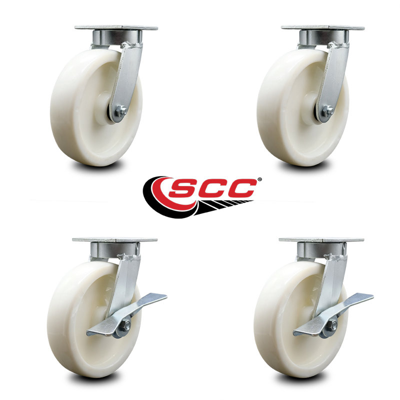 Kingpinle Swivel Caster Set with 2