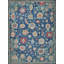 Oxford hand-knotted Ghazni Wool Blue Area Rug-1603571903