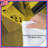 Yellow Black Abstract Comforter-129975151
