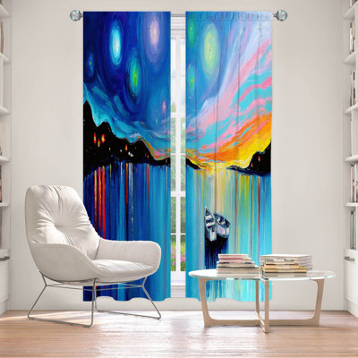 Feza Room Darkening Curtain Pair