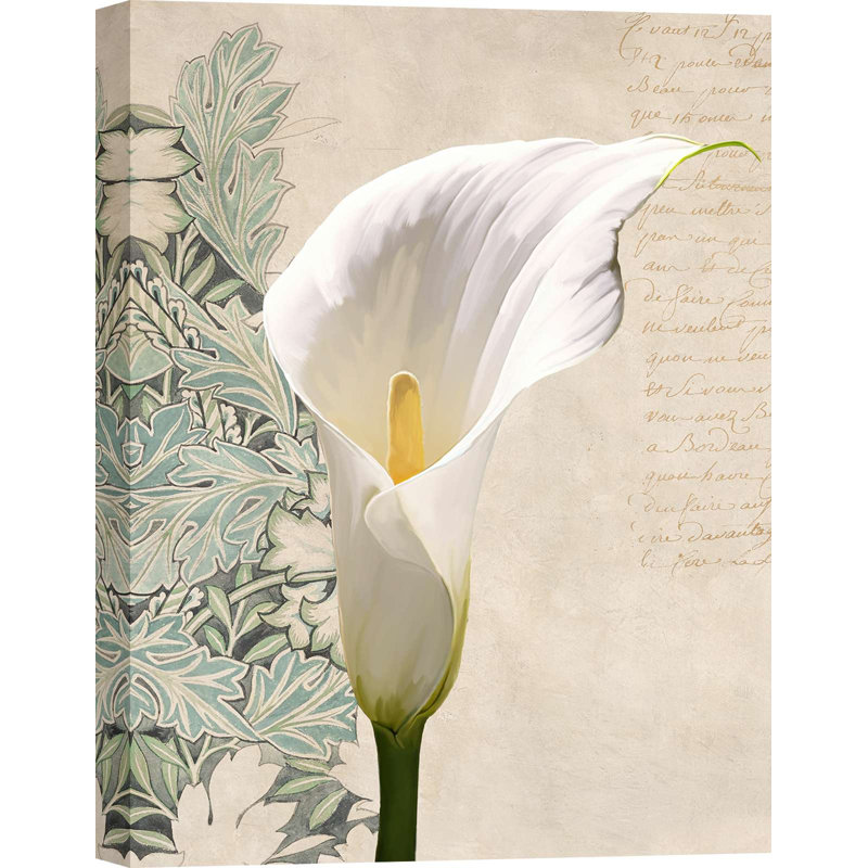 " Flowers: Calla II" By Elena Dolci, 100cm H x 70cm W