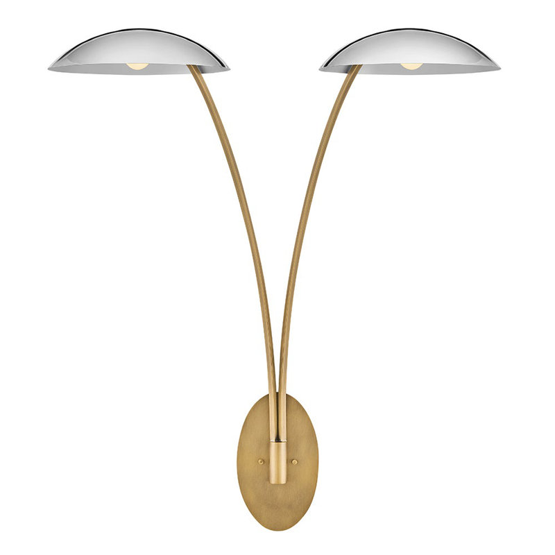 Glenn 2 - Light Armed Sconce, Silver