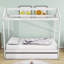 Lit plateforme simple avec lit gigogne