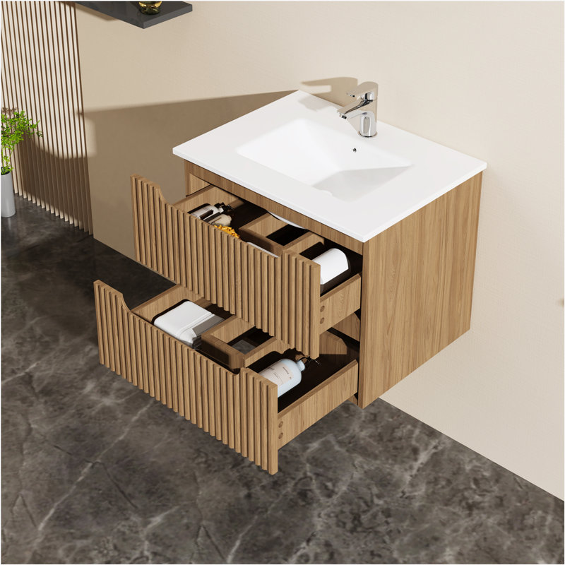 Meuble-lavabo mural 24 po flottant (armoire seulement)