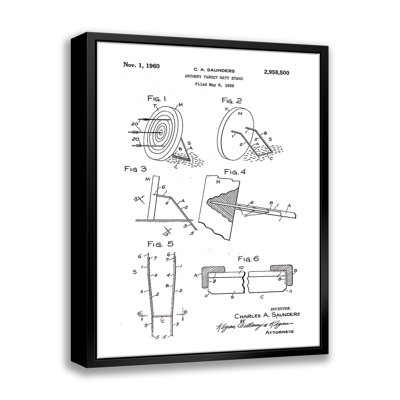 Archery Target Stand Patent by Stanley Print House - on -  ATX Art Group LLC, SPH-CVS-FL-24647_22x28