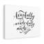 Wonderfully Made Psalm 139:14 - Wrapped Canvas Print-907294399