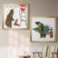 Wild Christmas I - ensemble de 2 reproductions d'art encadrées-333203158-333203157-333203156